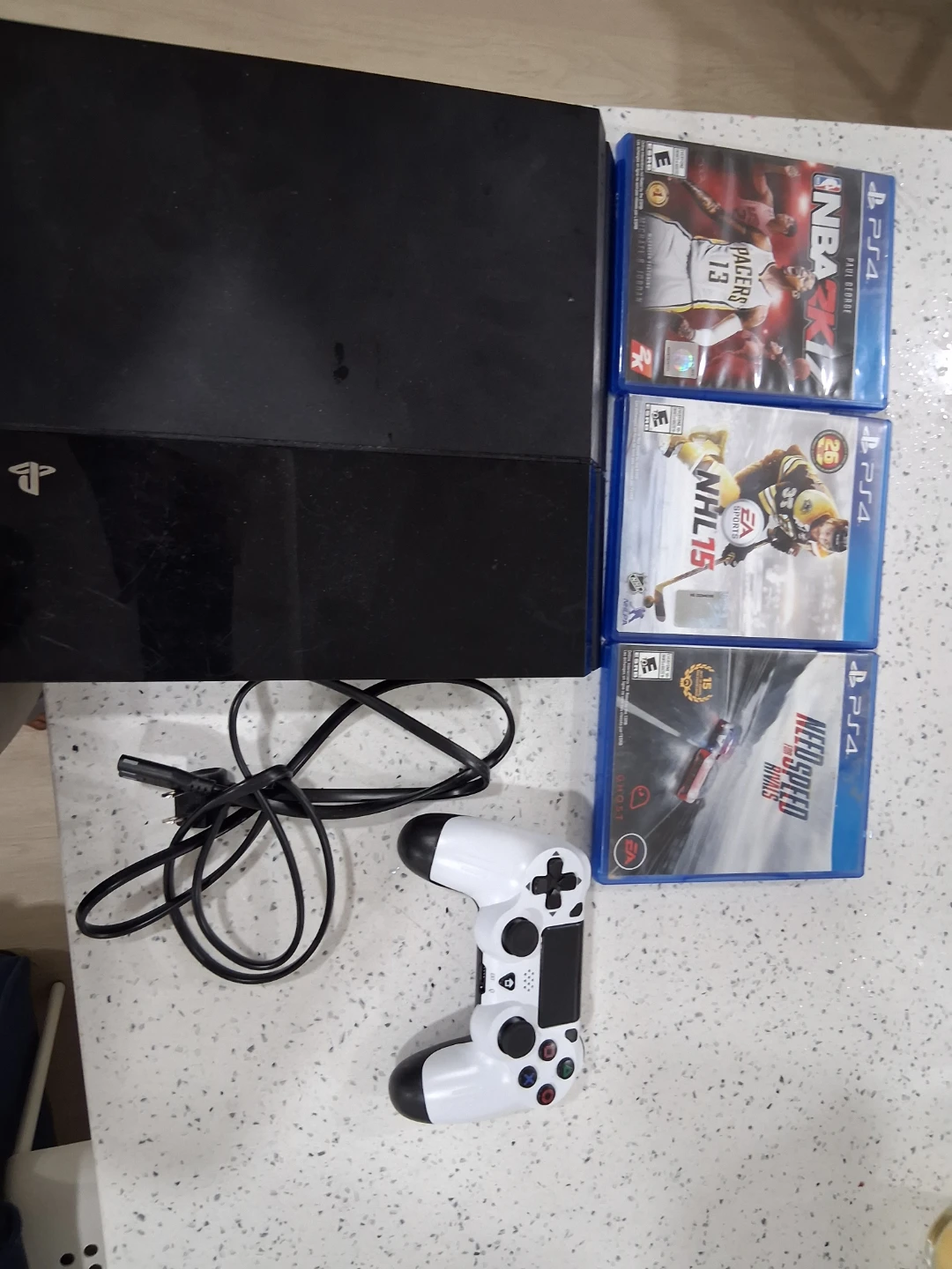 PlayStation 4 Console with 3 Games