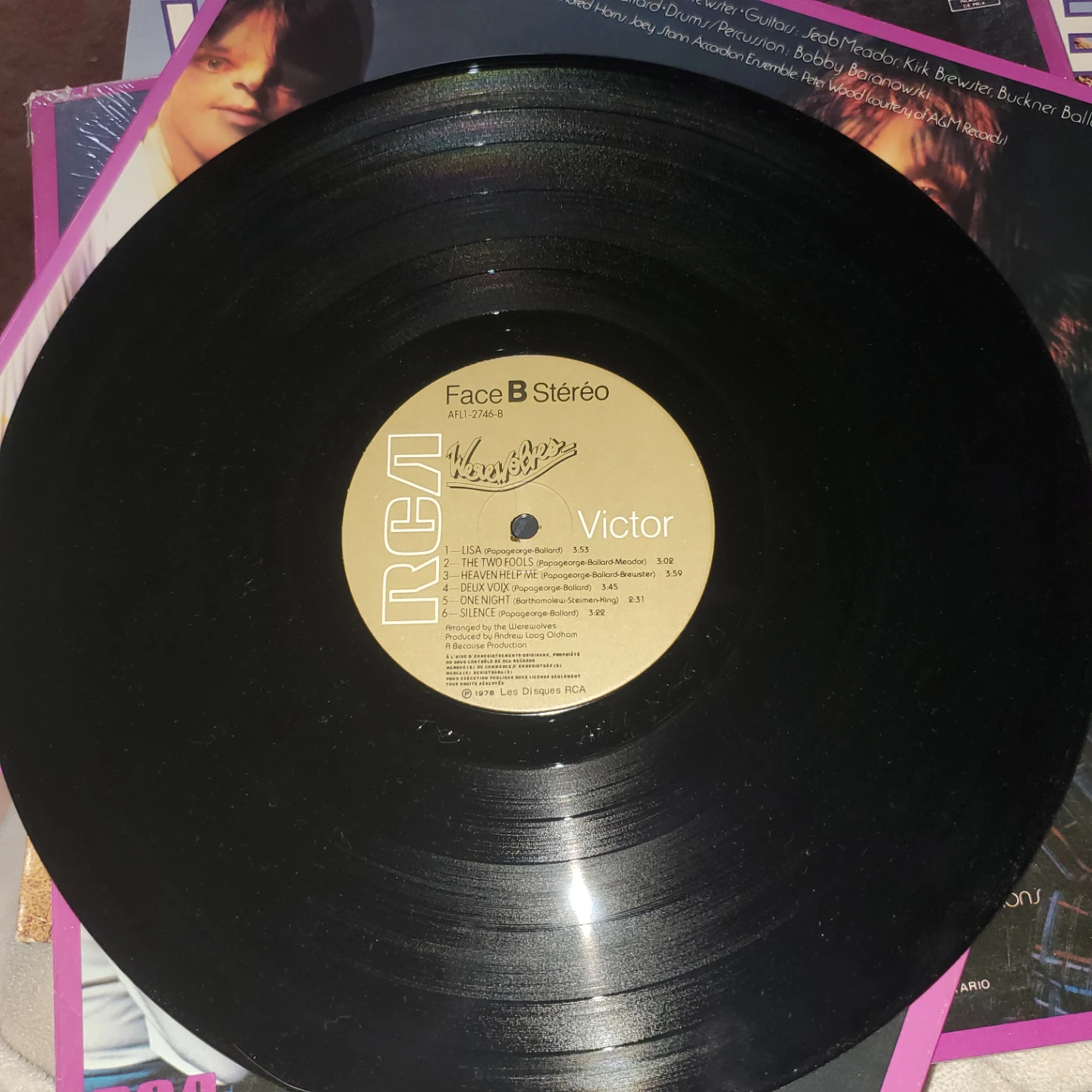 Werewolves Vinyl Record - RCA Victor AFL1-2746 - photo 5