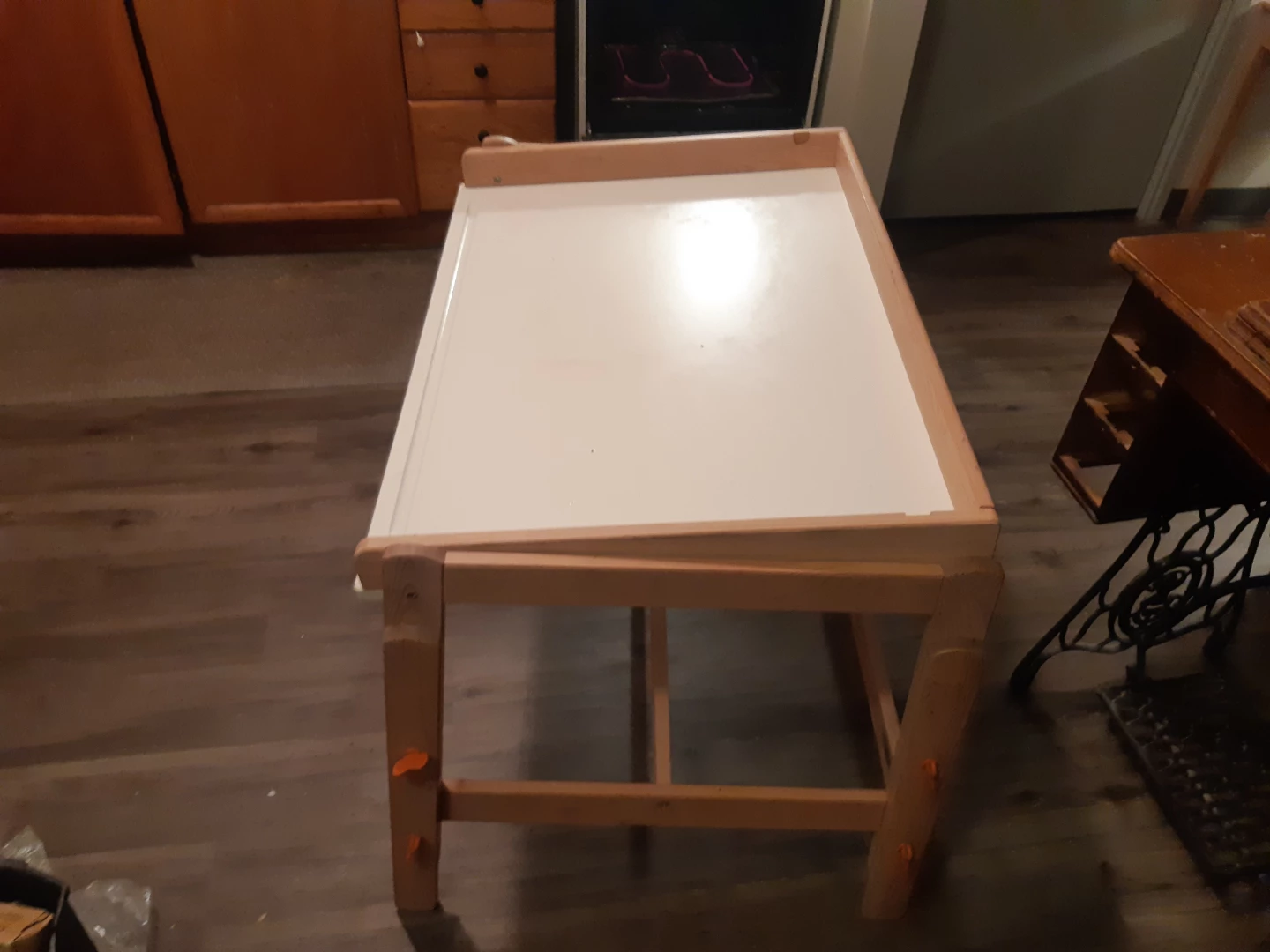 Kids Wooden Art Easel Table - photo 3