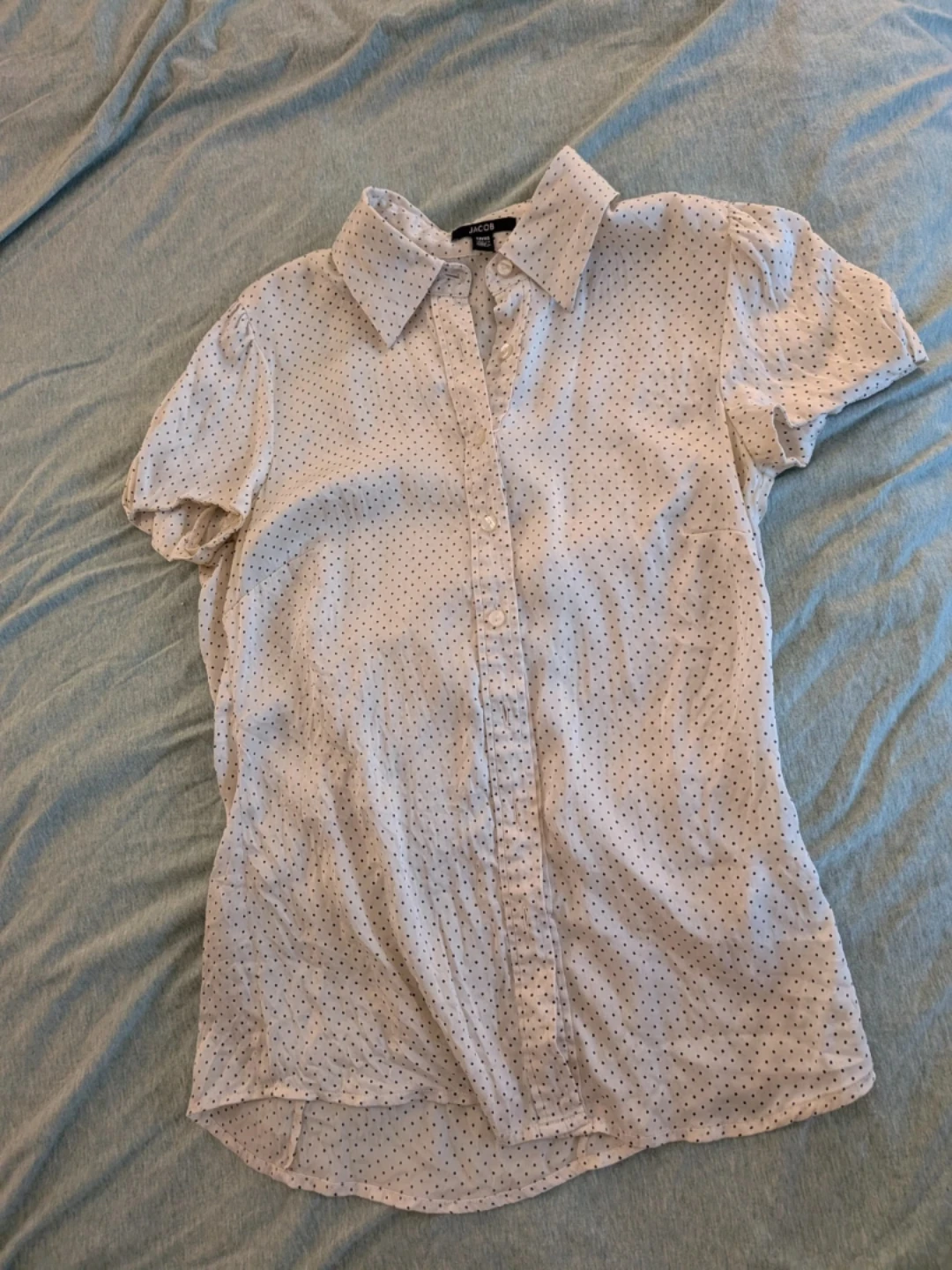 Jacob Silk Polka Dot Blouse