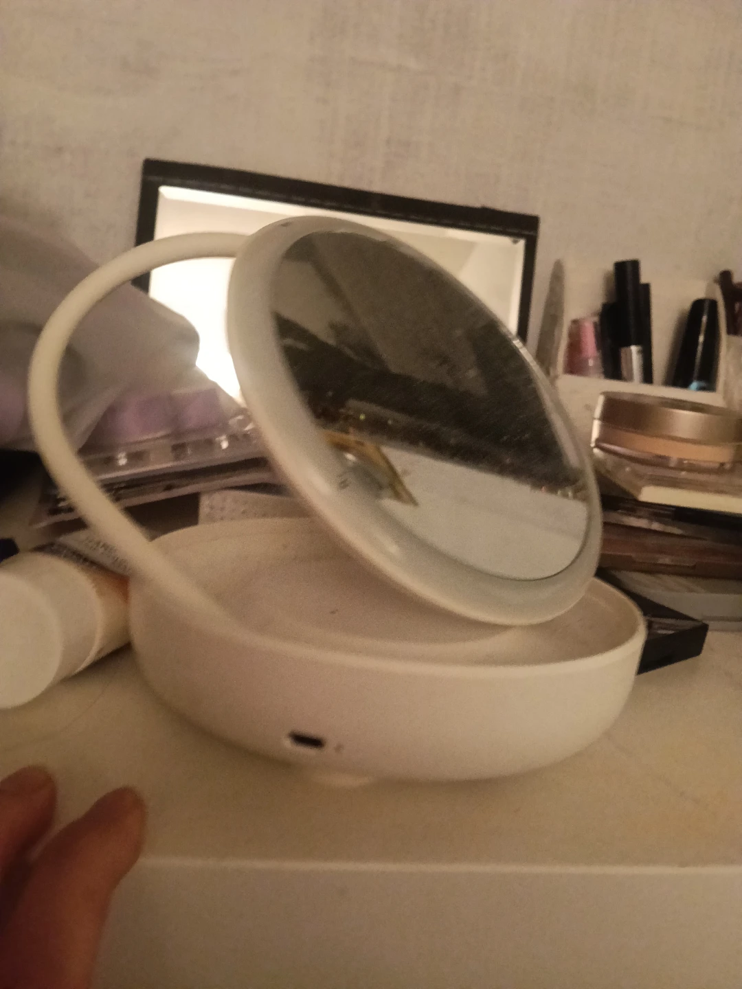 White LED Light Up Makeup Mirror