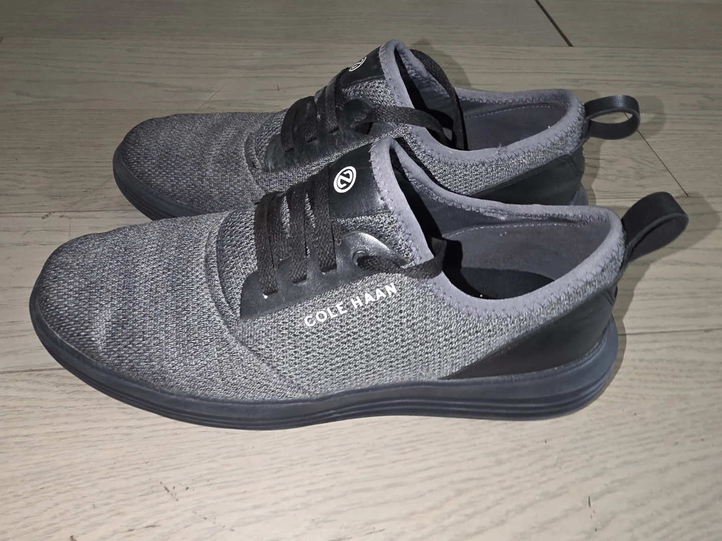 Cole Haan Grey Knit Sneakers - Men's Size 9 - photo 2