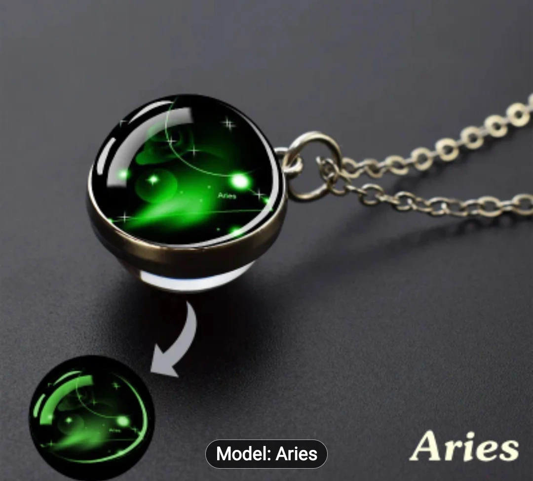 HOROSCOPE PENDANTS AND NECKLACE SET NEW - photo 3