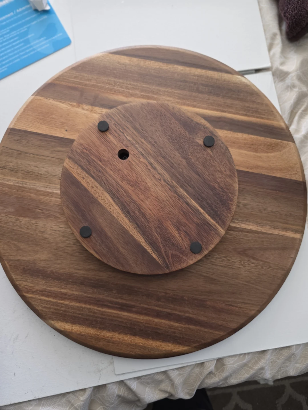 18 " BirdRock Home Lazy Susan with Chalkboard Edge - photo 4