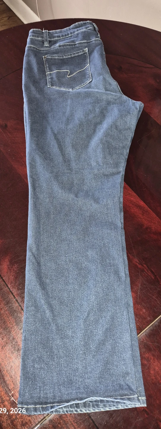 🥕Santana Jeans Women's Blue Denim Bootcut Jeans - photo 2
