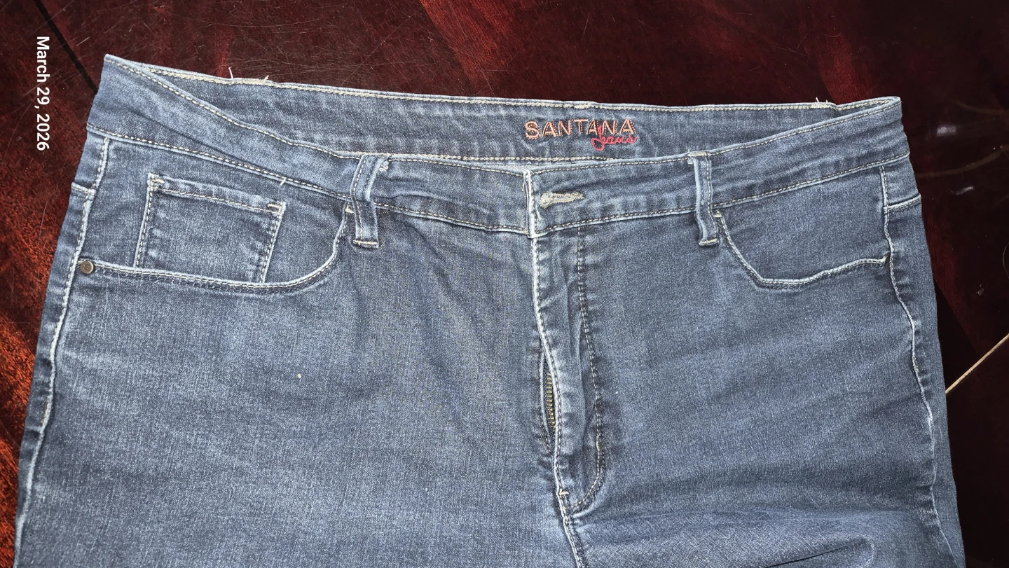 🥕Santana Jeans Women's Blue Denim Bootcut Jeans - photo 4