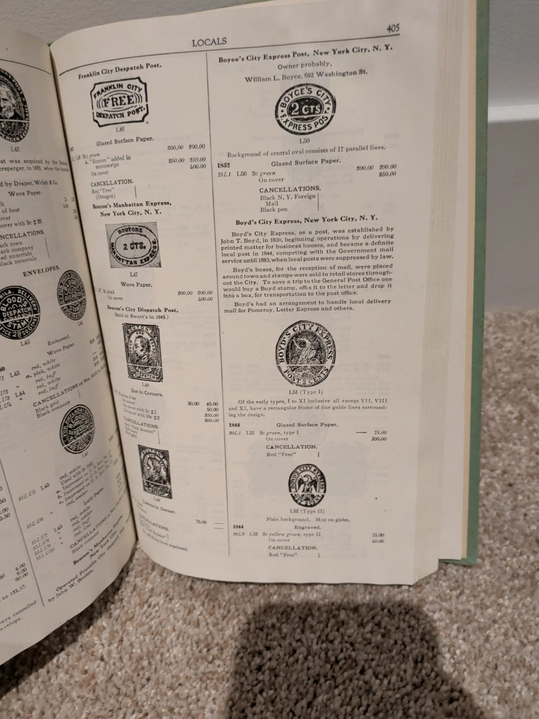 VINTAGE SCOTT'S USA STAMP CATALOGUE 1952 - photo 3