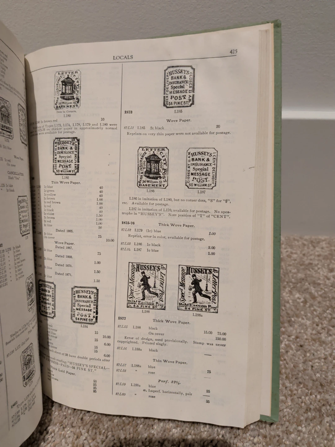 VINTAGE SCOTT'S USA STAMP CATALOGUE 1952 - photo 5