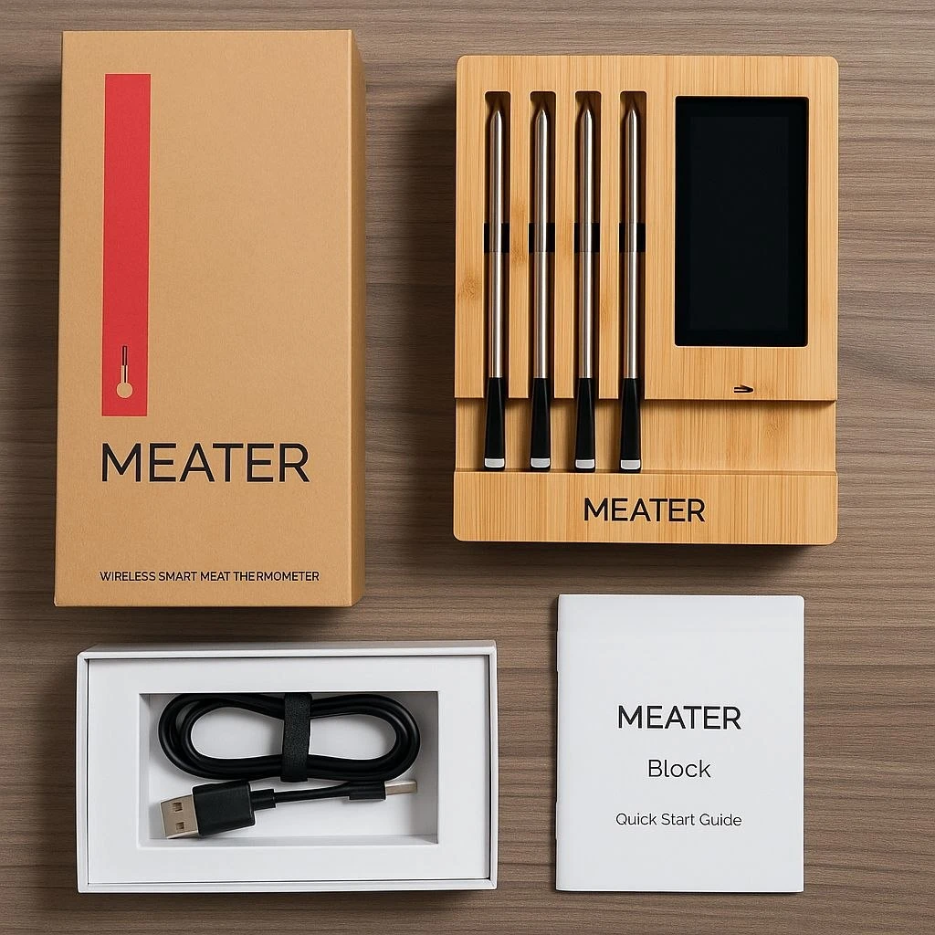 MEATER Block Wireless Smart Meat Thermometer with 4 Probes