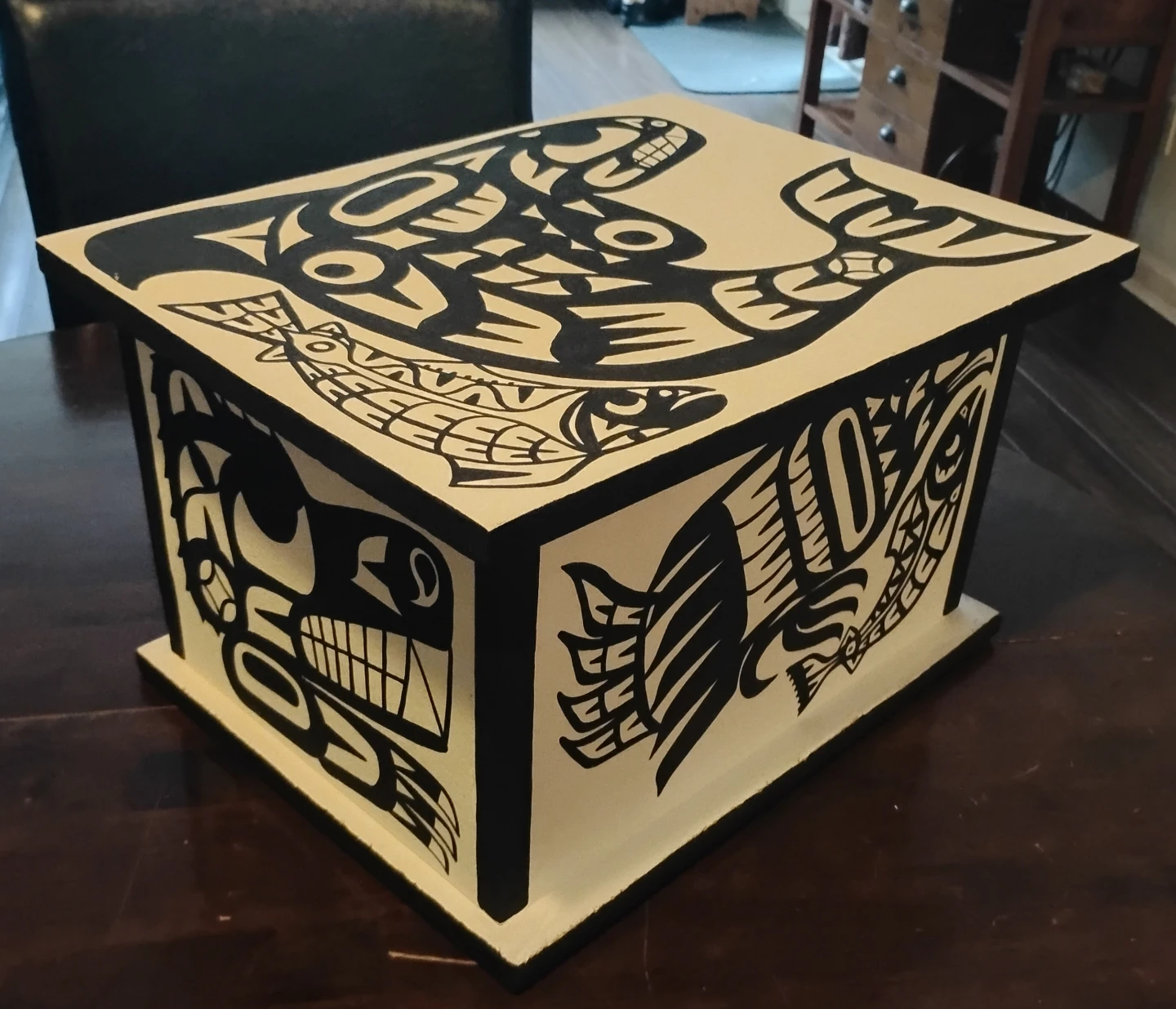 Decorative Keepsake Box with Indigenous Art - photo 2