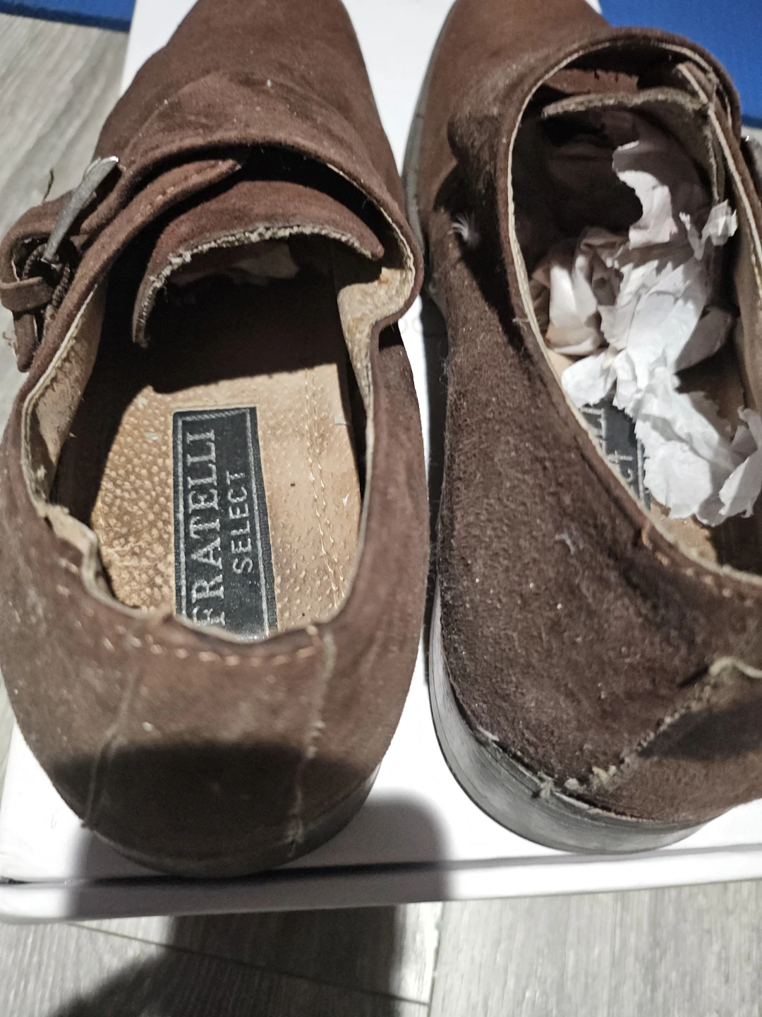 FRATELLI SELECT Brown Suede Monk Strap Shoes - photo 3