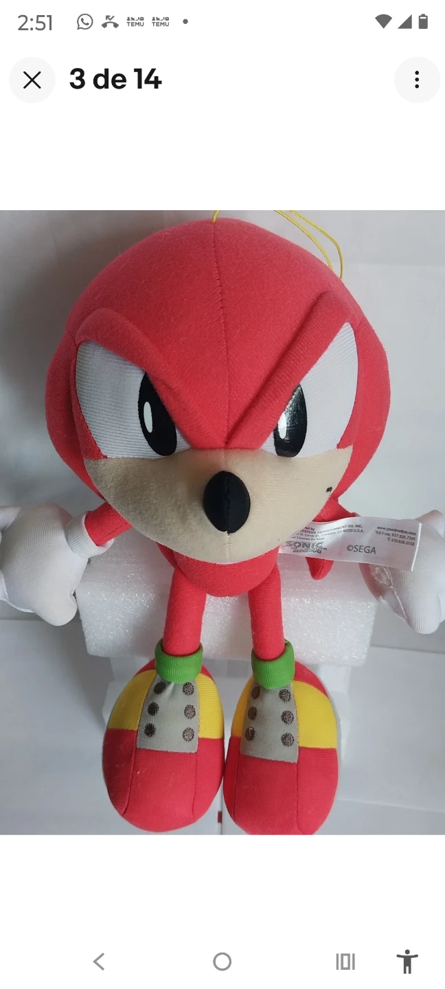 Sonic the Hedgehog Plush Toy . - photo 2