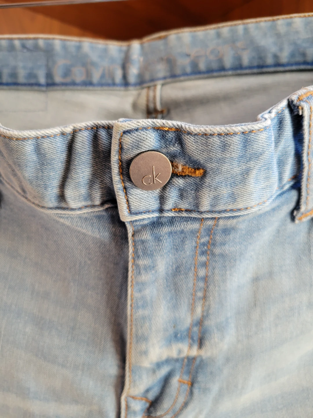 Men's Calvin Klein Light Blue Stone Wash Jeans - 31"x32" - photo 4