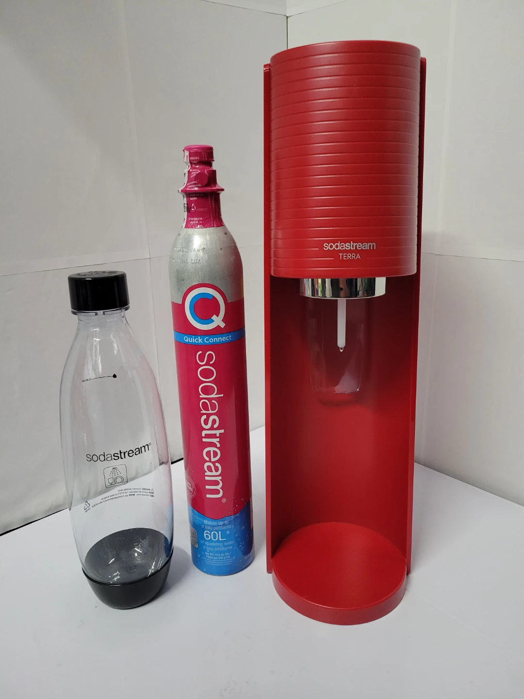 SodaStream Terra Sparkling Water Maker - Red