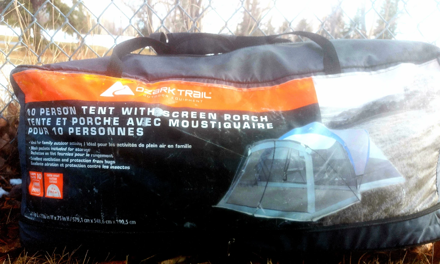 10 Person Tent with Screen Porch