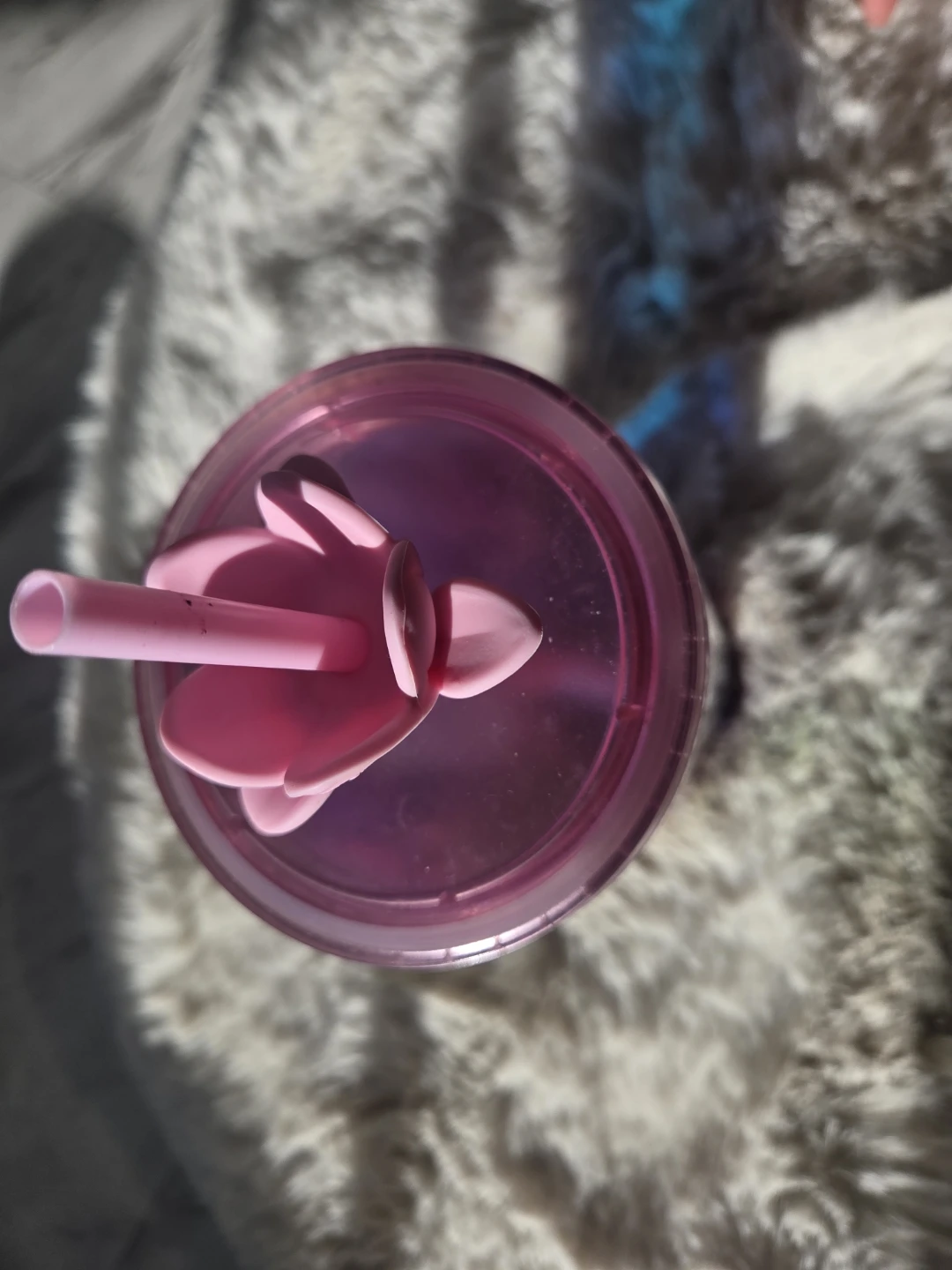 Starbucks Tumbler with Straw Pink Butterfly Floral Design - photo 2