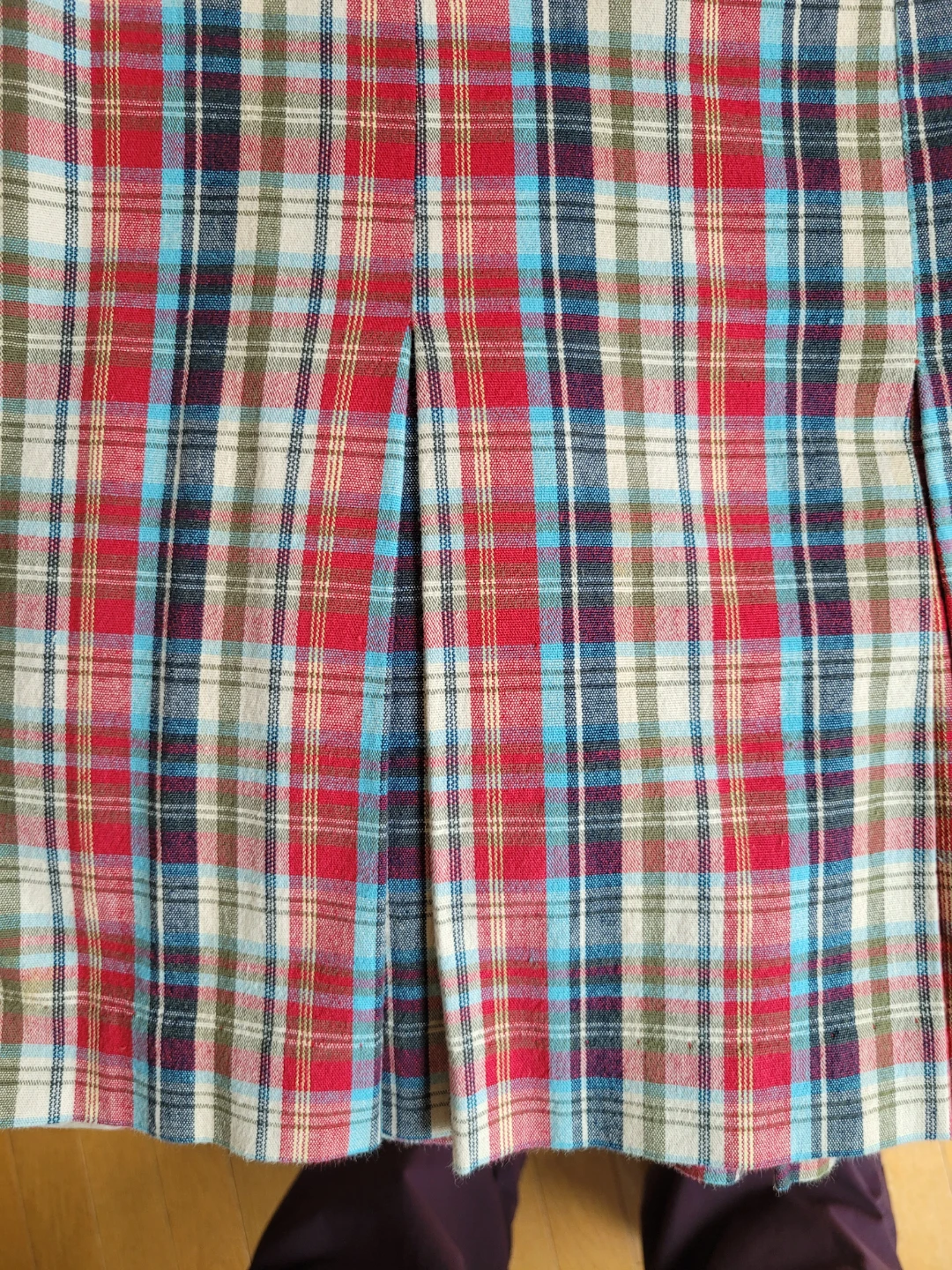 Vtg. A.B.S. by Allen Schwartz Plaid Blazer & Skirt Set - photo 3