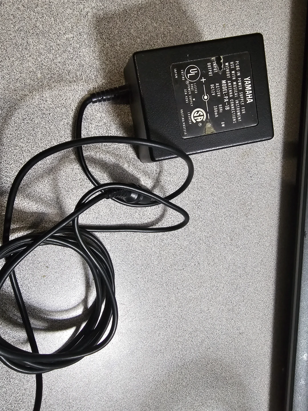 Yamaha PA-1B AC Adapter Power Supply