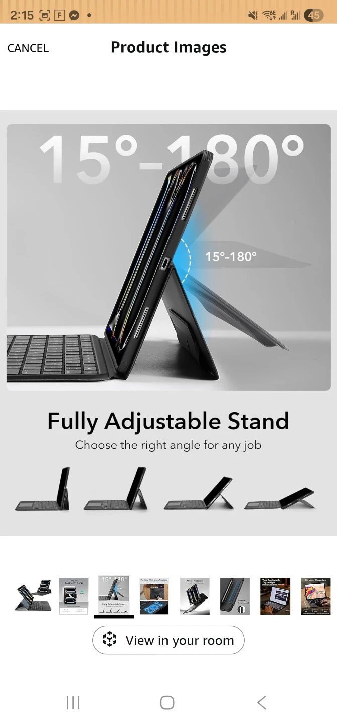 *Brand New* ESR Ascend iPad Pro 11 Inch Case, Magnetic Keyboard - photo 3
