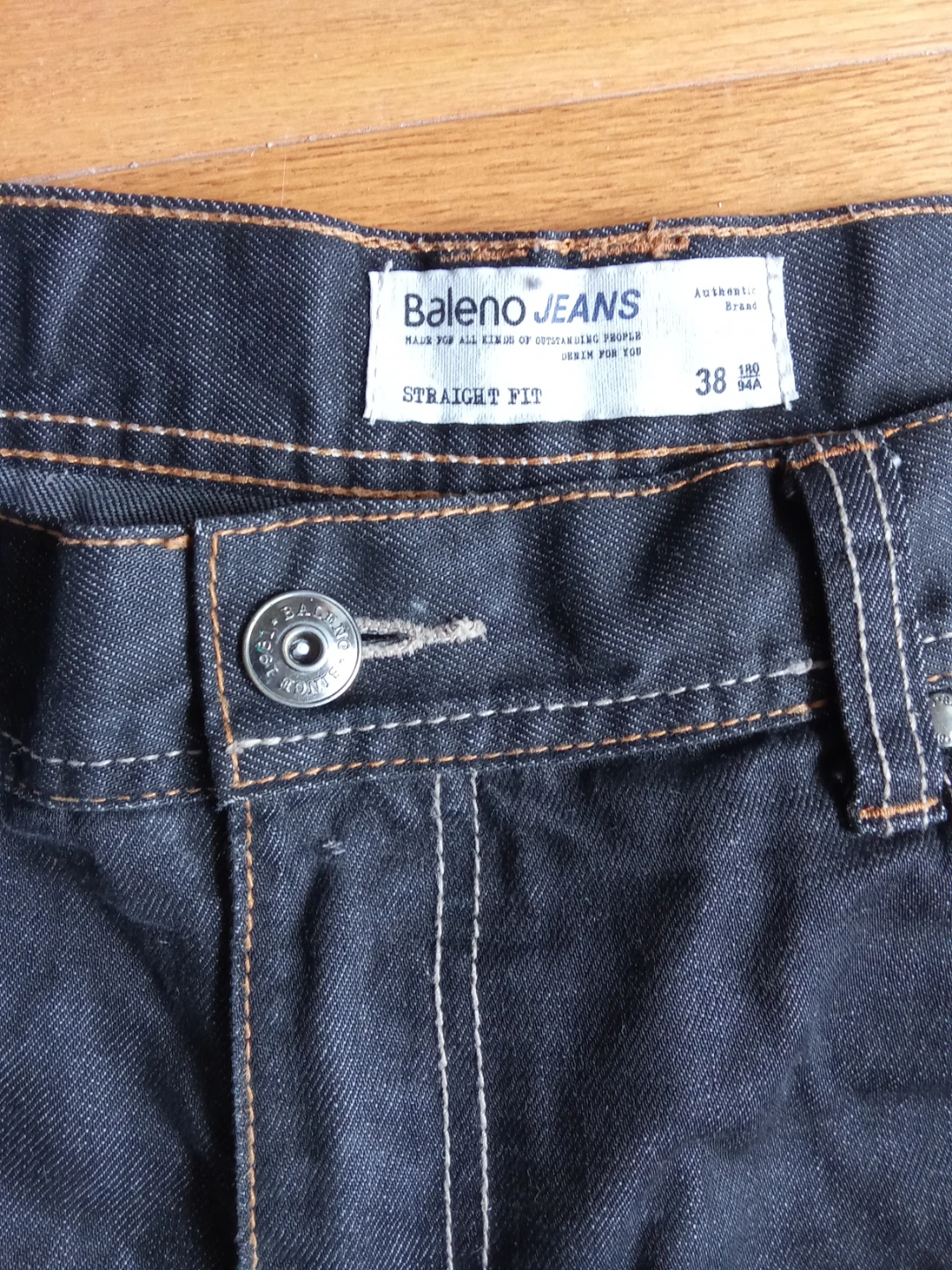 Baleno Jeans Straight Fit Denim Size 38 - photo 4