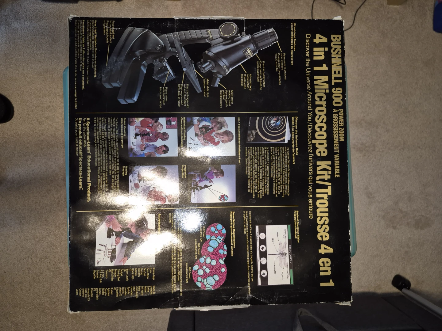 Bushnell 900 Power Zoom 4 in 1 Microscope Kit - photo 3