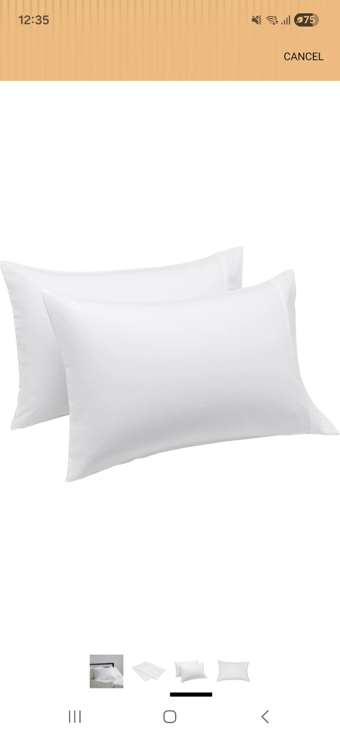 Amazon Basics Pillowcase 🥕