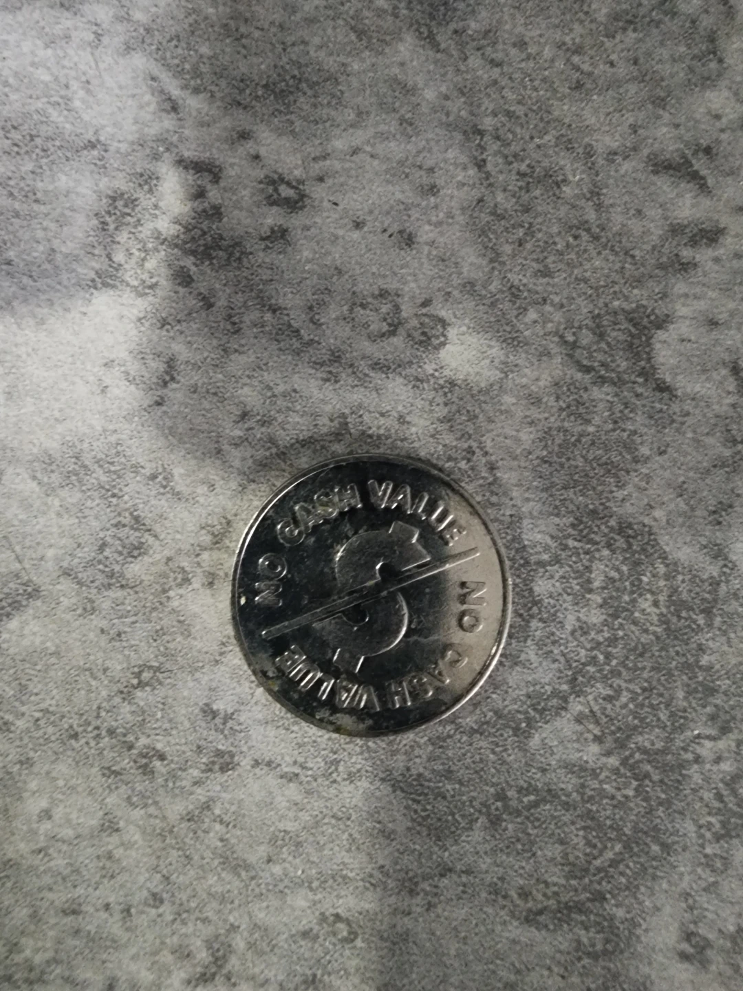 Token No Cash Value