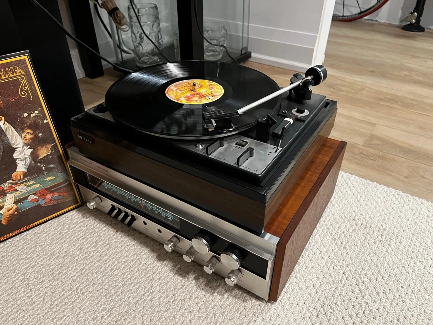 Sherwood S-7100A & Dual CS 18 Turntable