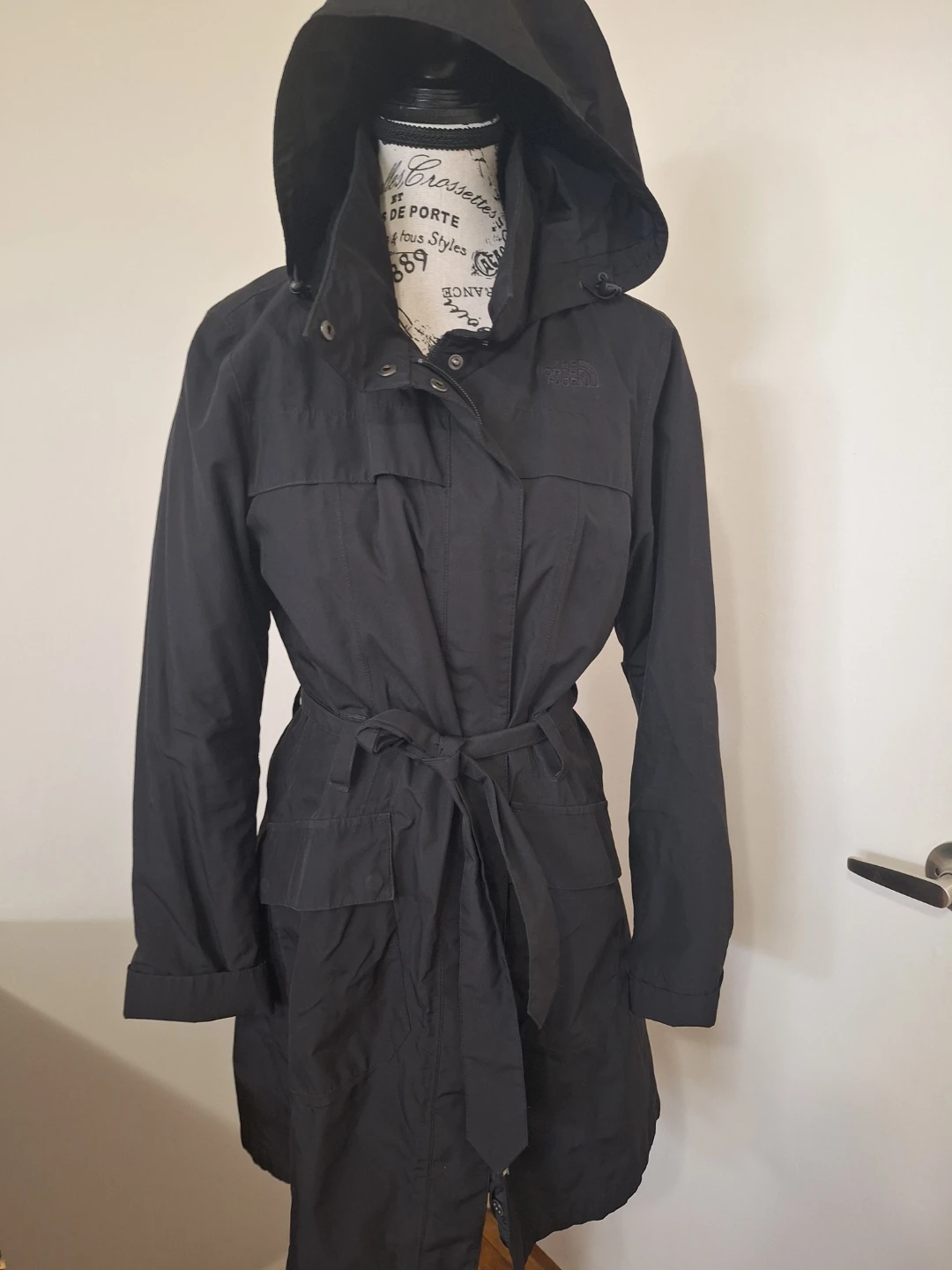 The North Face Black Hooded Trench Coat M/M - photo 2