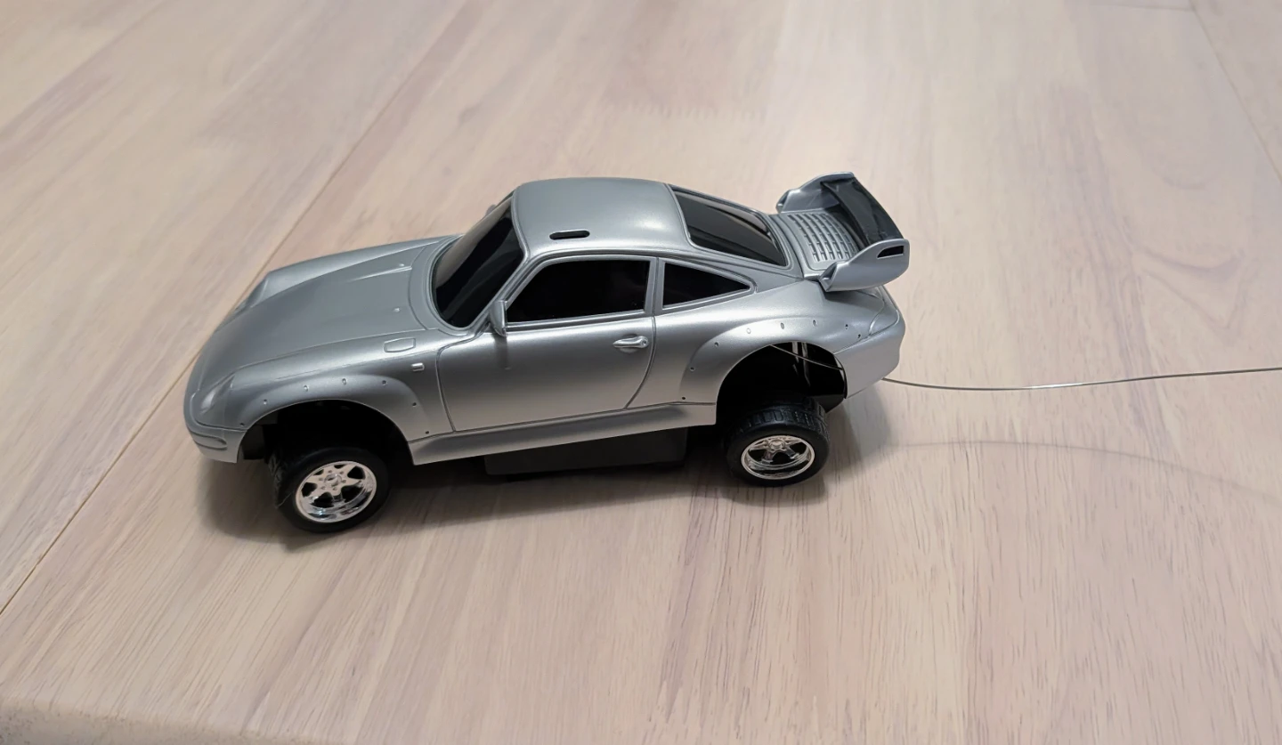 Silver Car Toy (Needs Repair)