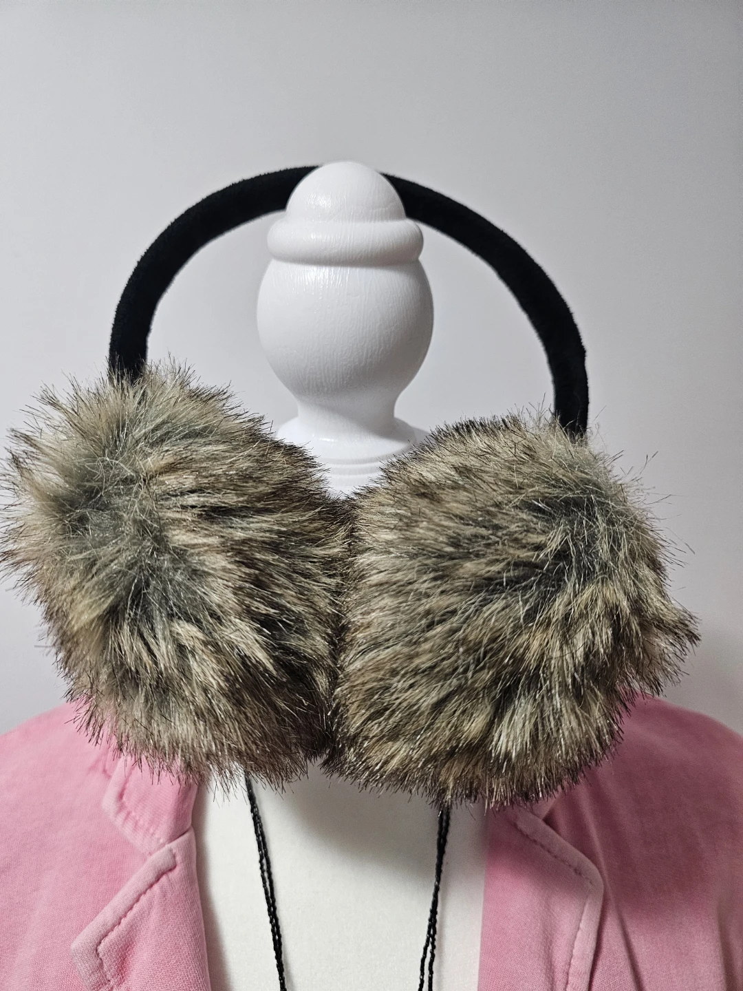 🥕Faux Fur Earmuffs - Brown/Grey