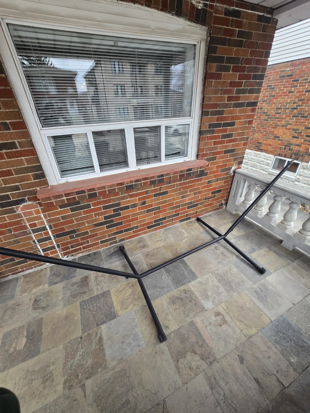 Black Hammock Stand