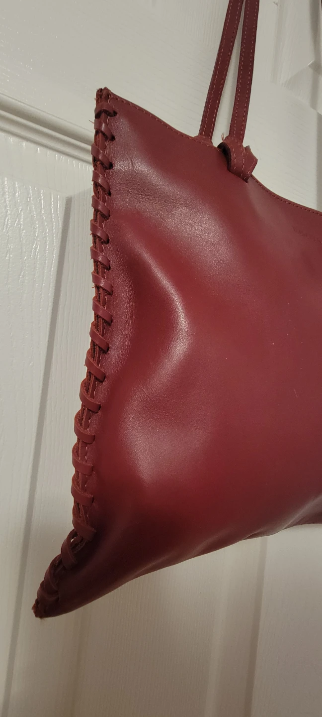 Roots Red Leather Shoulder Bag - photo 3