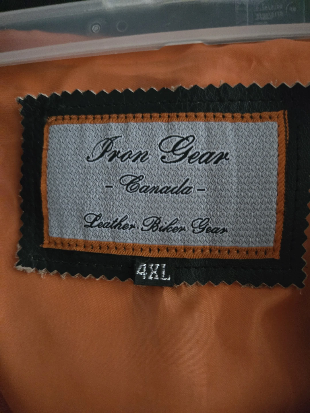 Iron Gear Canada Leather Biker Vest 4XL - photo 4
