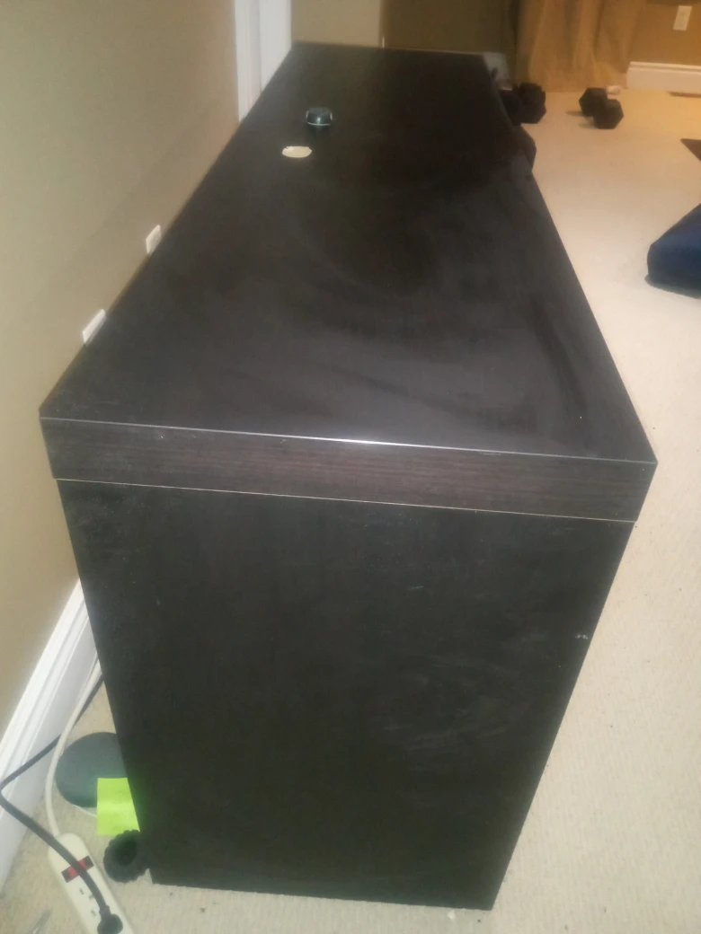 Black Console Table / TV Stand - photo 2