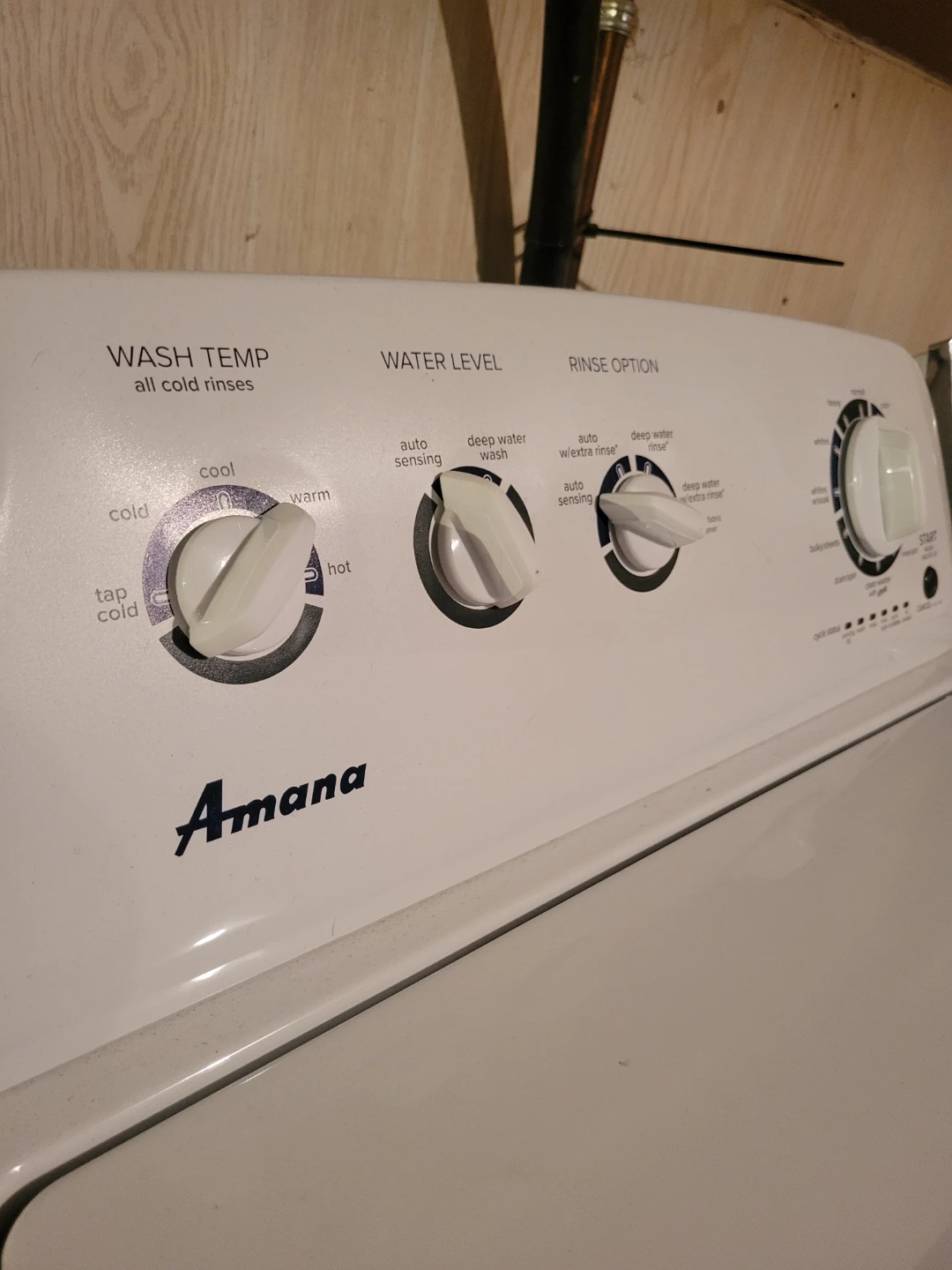 White Amana Top Load Washing Machine - photo 3