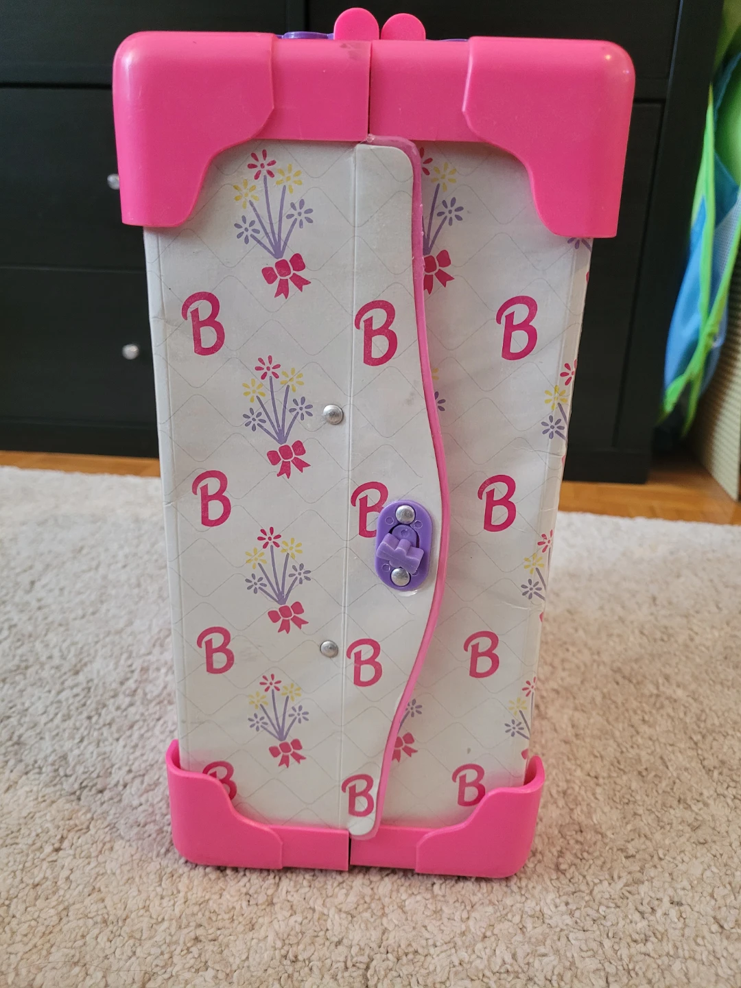 Vintage Mattel Barbie Deluxe doll trunk carry case 1991 - photo 2