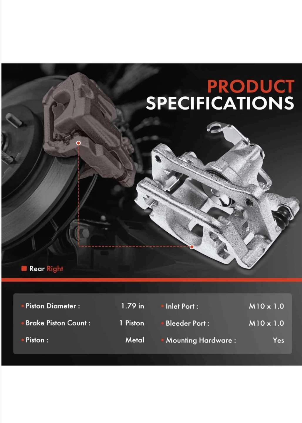 Autoparts_Premium Brake Caliper for Dodge Grand Caravan - photo 2