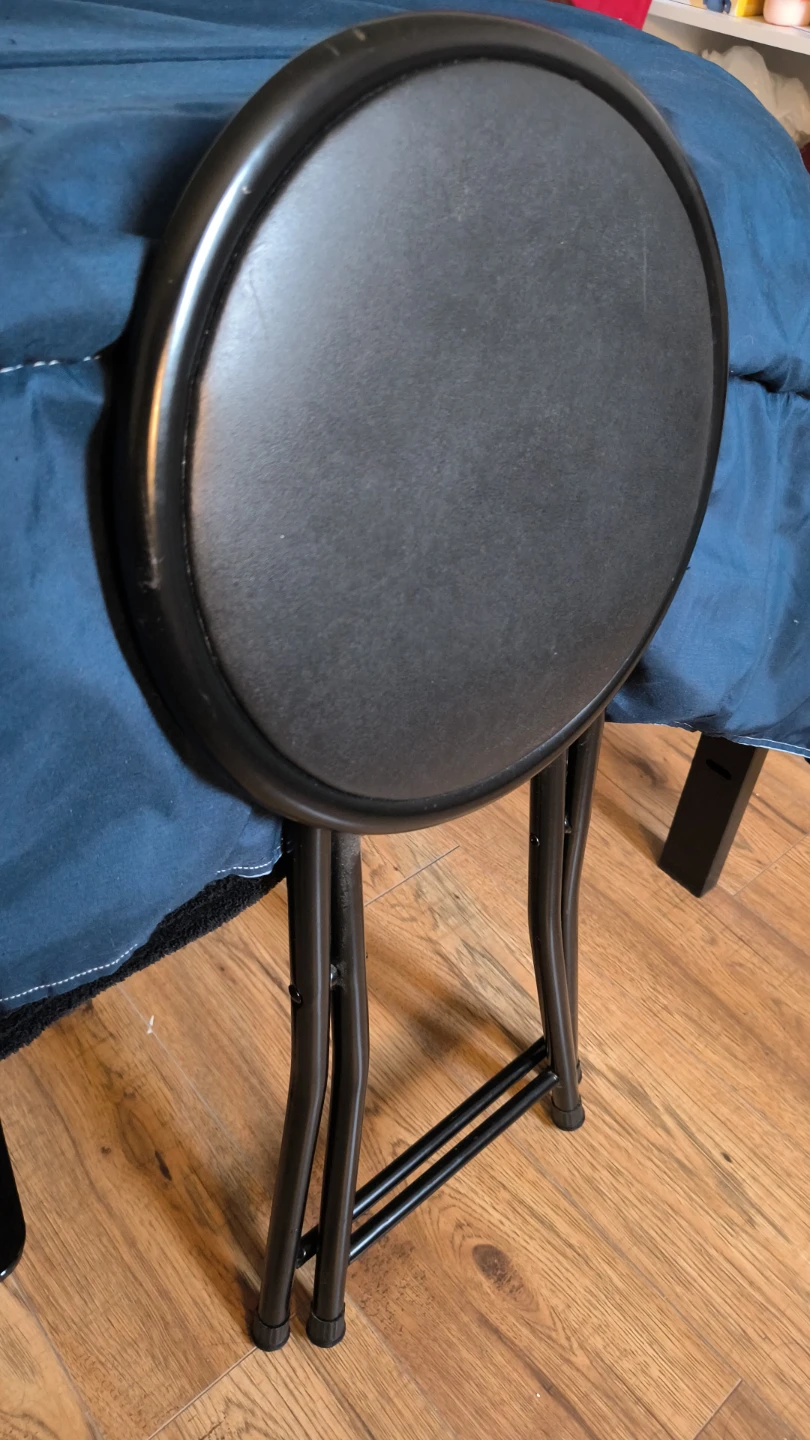 Black Folding Stool - photo 3
