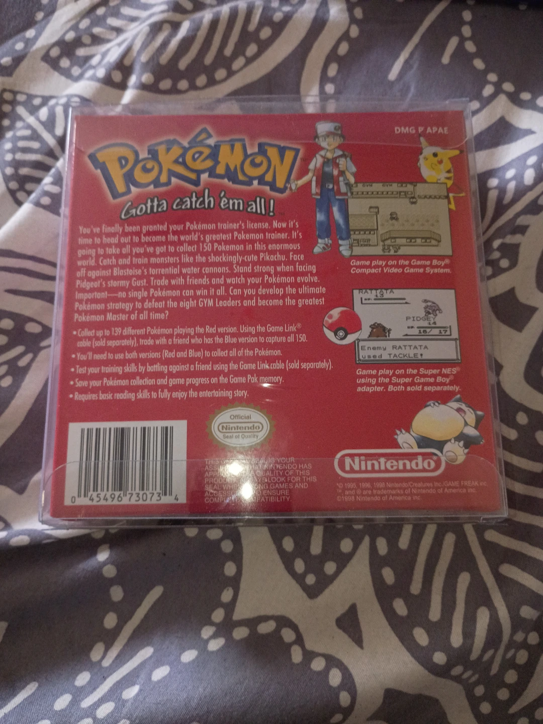 Nintendo Game Boy Pokemon Red Version Video Game - photo 2
