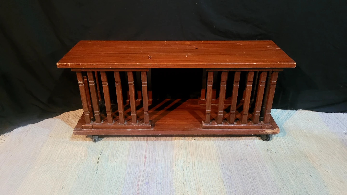 Vintage Rolling TV Stand