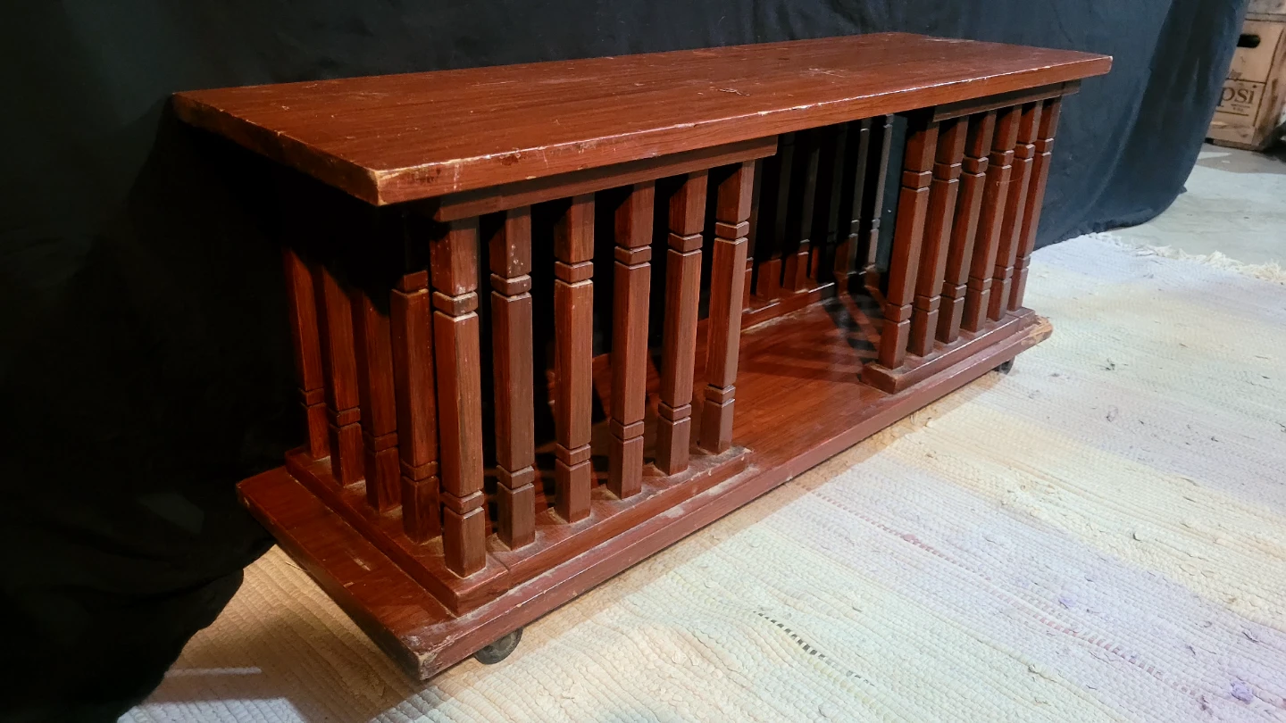 Vintage Rolling TV Stand - photo 2
