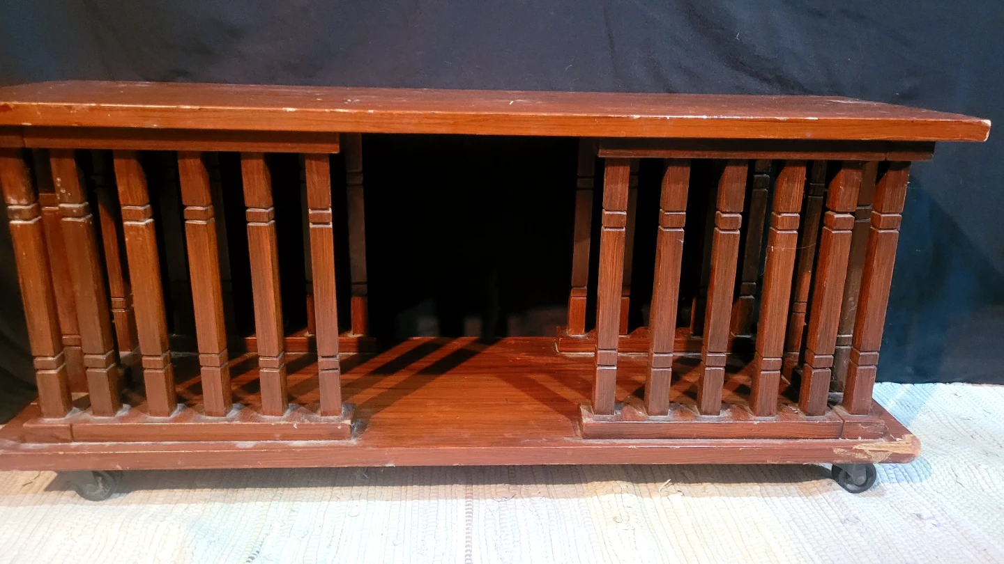 Vintage Rolling TV Stand - photo 5