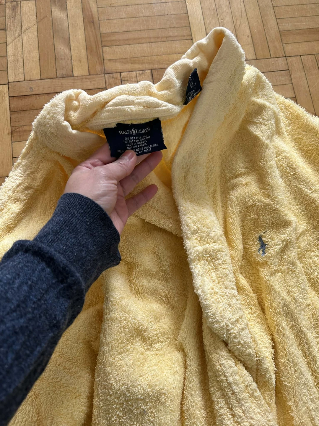 Ralph Lauren Yellow Terry Cloth Robe - photo 3