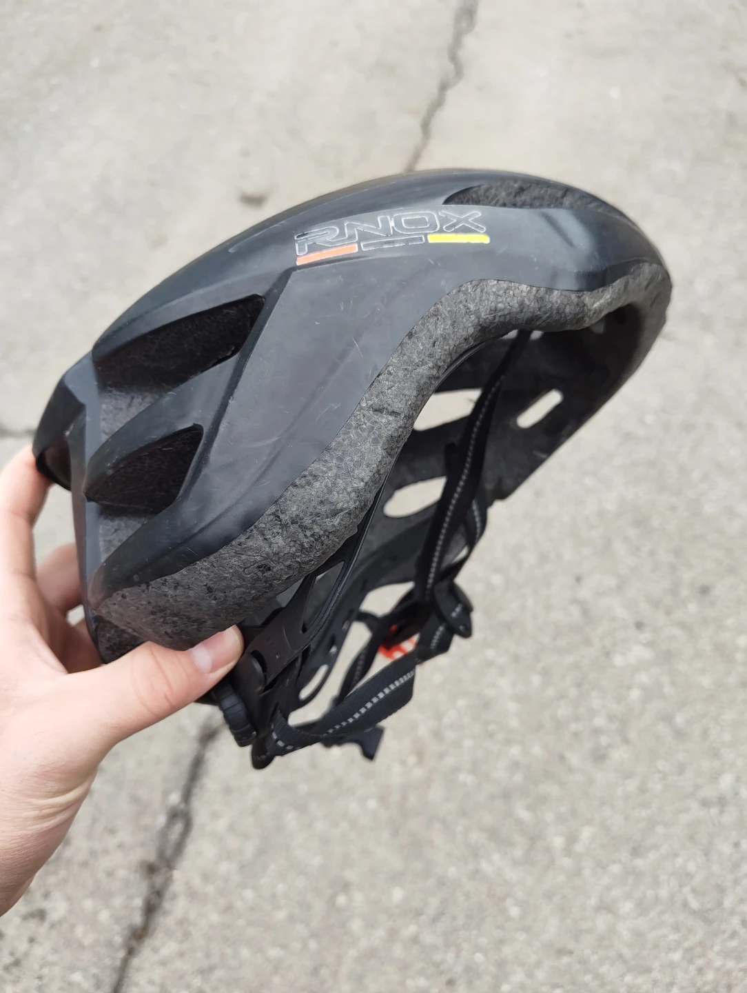 RNOX Black Bicycle Helmet - photo 3