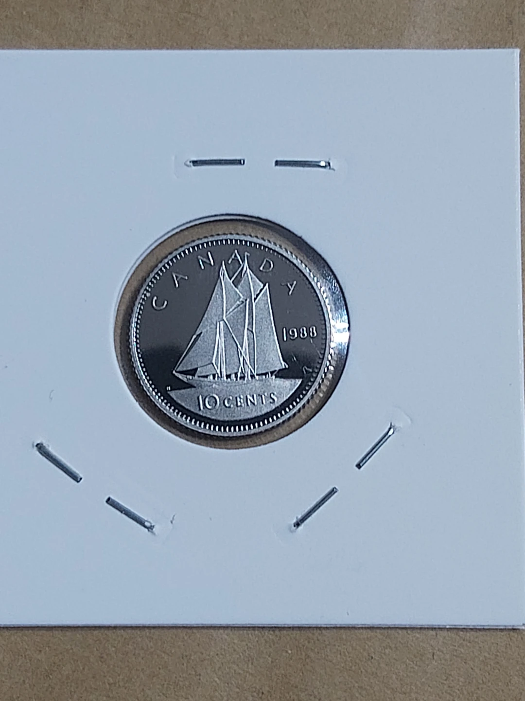 1988 Canadian 10 Cents Coin - photo 2