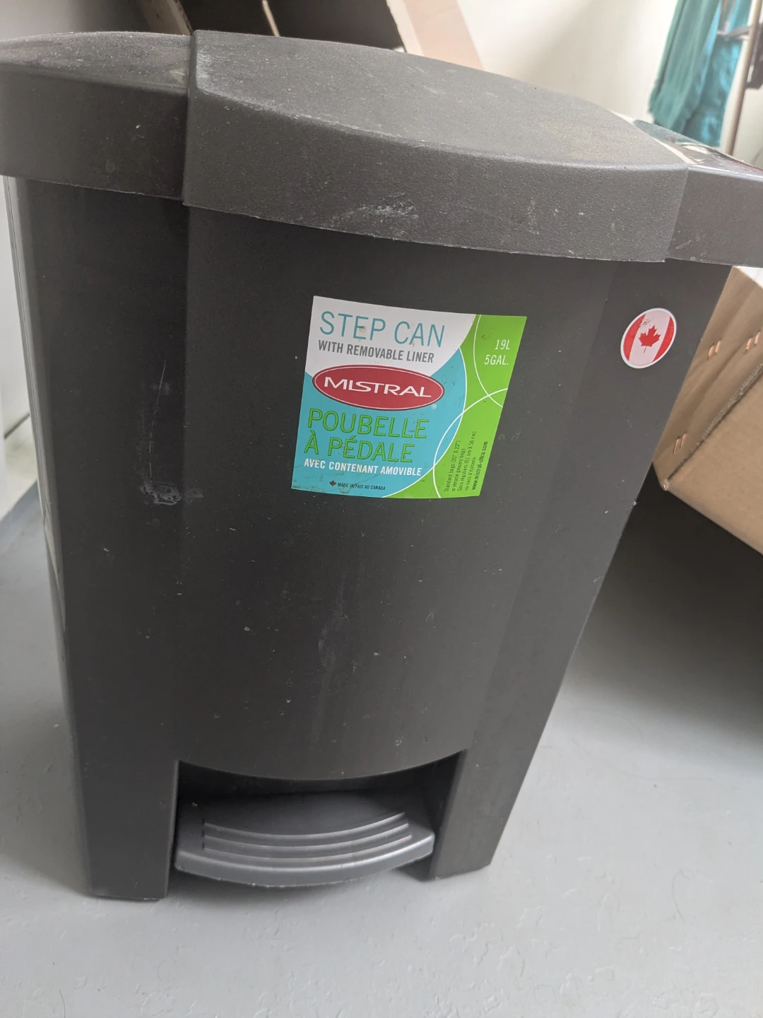 MISTRAL Step Can with Removable Liner - 19L/5GAL - photo 2