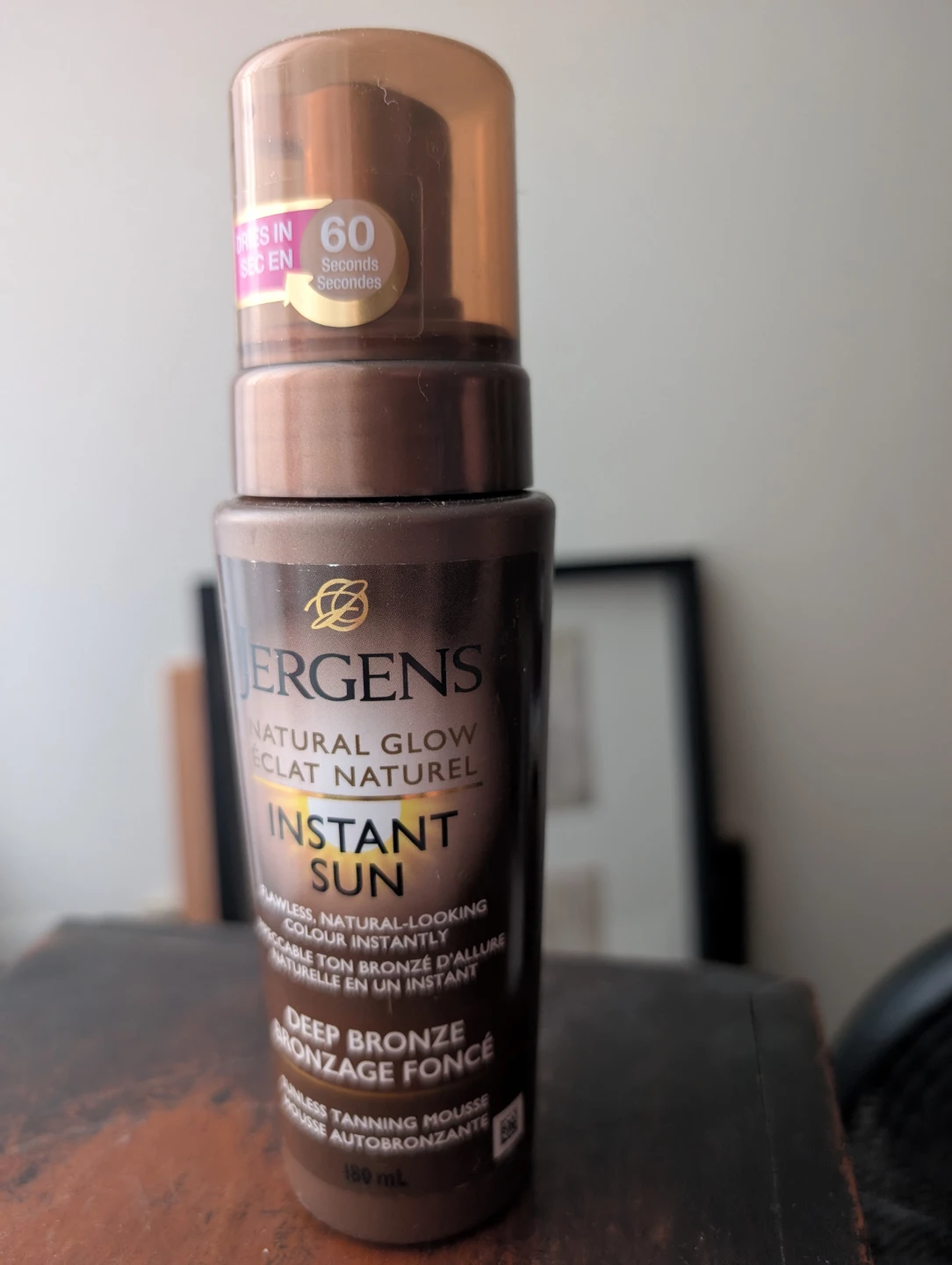 Jergens Natural Glow Instant Sun Deep Bronze Tanning Mousse 🧡