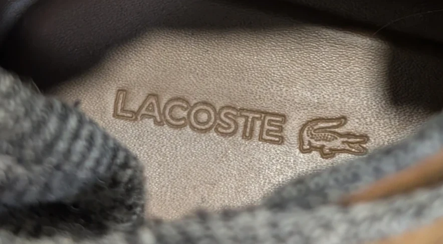 Lacoste Brown Leather Mid-Top Sneakers 9.5 - photo 4