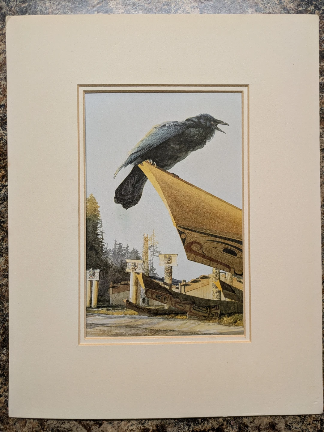 Original Watercolor "TRICKSTER" by Gordon Miller - photo 2